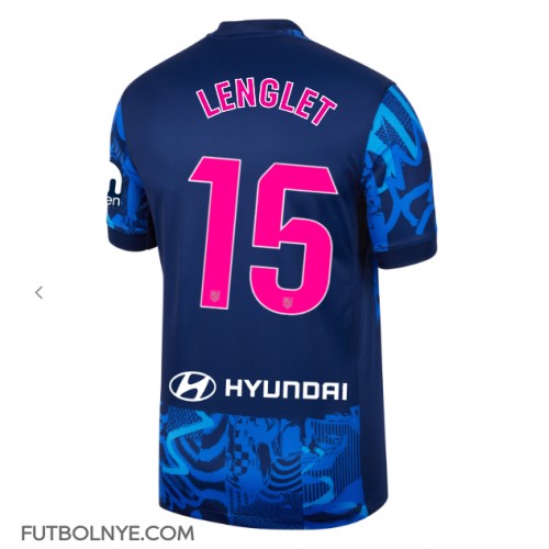 Camiseta Atletico Madrid Clement Lenglet #15 Tercera Equipación 2024-25 manga corta